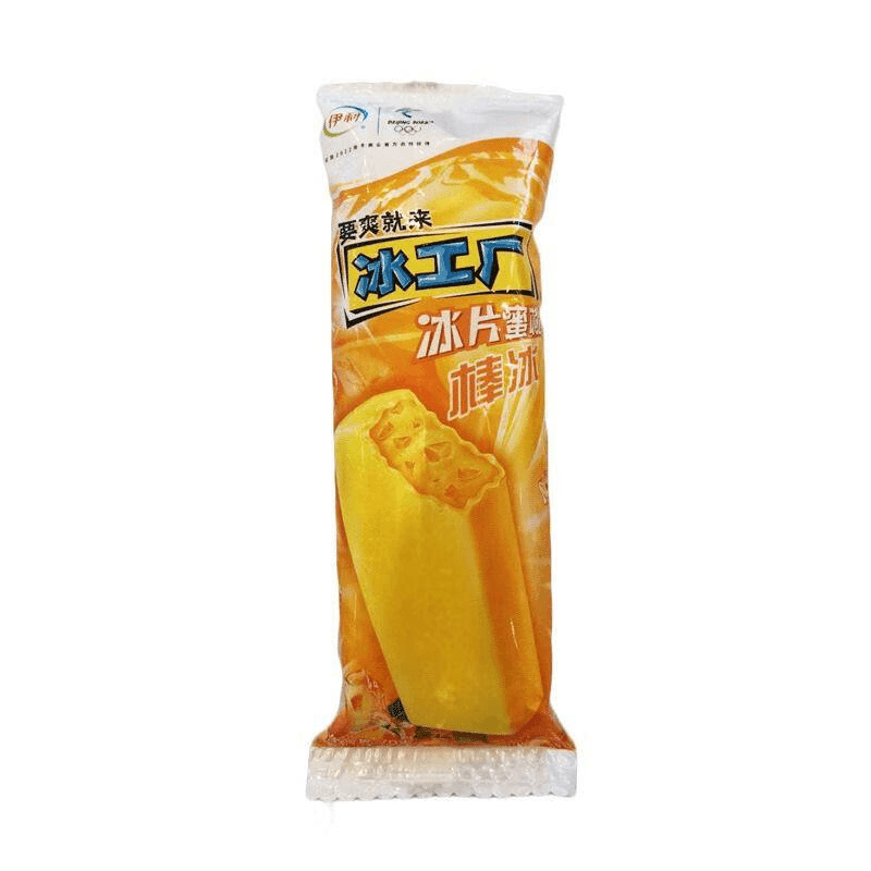【10支】伊利冰工厂冰片蜜桃棒冰70g*10支