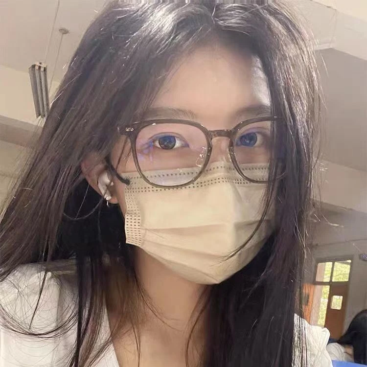 防蓝光抗辐射高颜值显脸小素颜平光眼镜框