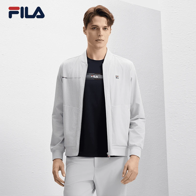 【行政夹克】FILA/斐乐男装正品轻商务休闲秋季外套高档F11M431701F