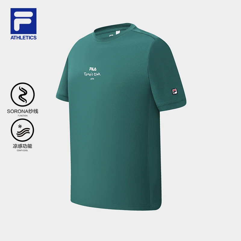 FILA/斐乐男子【薄荷曼波】夏运动网球短袖T裇透气速干 A11M323117F