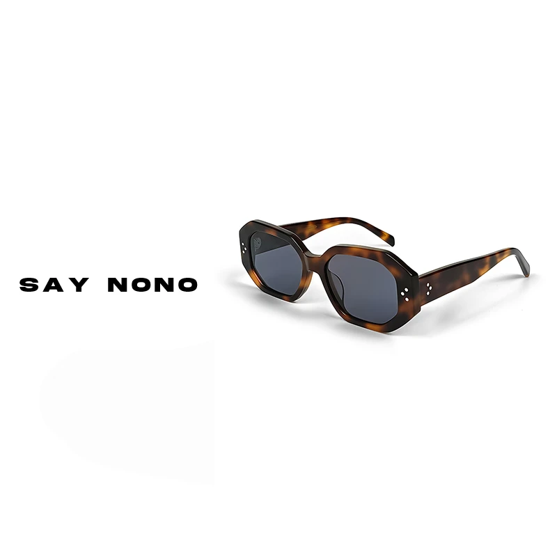 say nono 时尚简约复古摩登潮流街拍定制级别太阳眼镜
