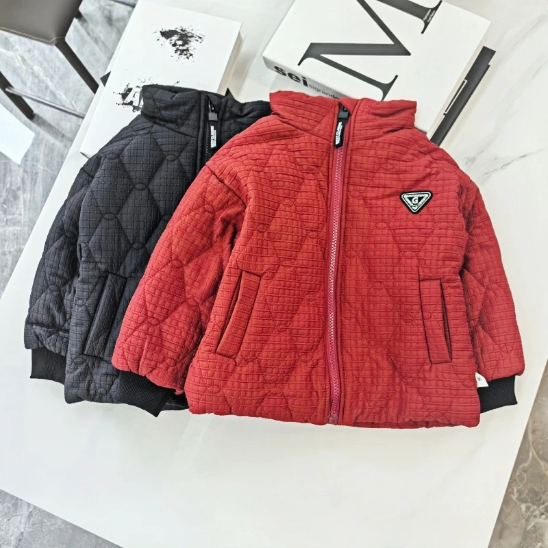 萌娃冬装男童棉衣冬装儿童加厚加绒棉袄宝宝冬款夹棉棒球服外套潮