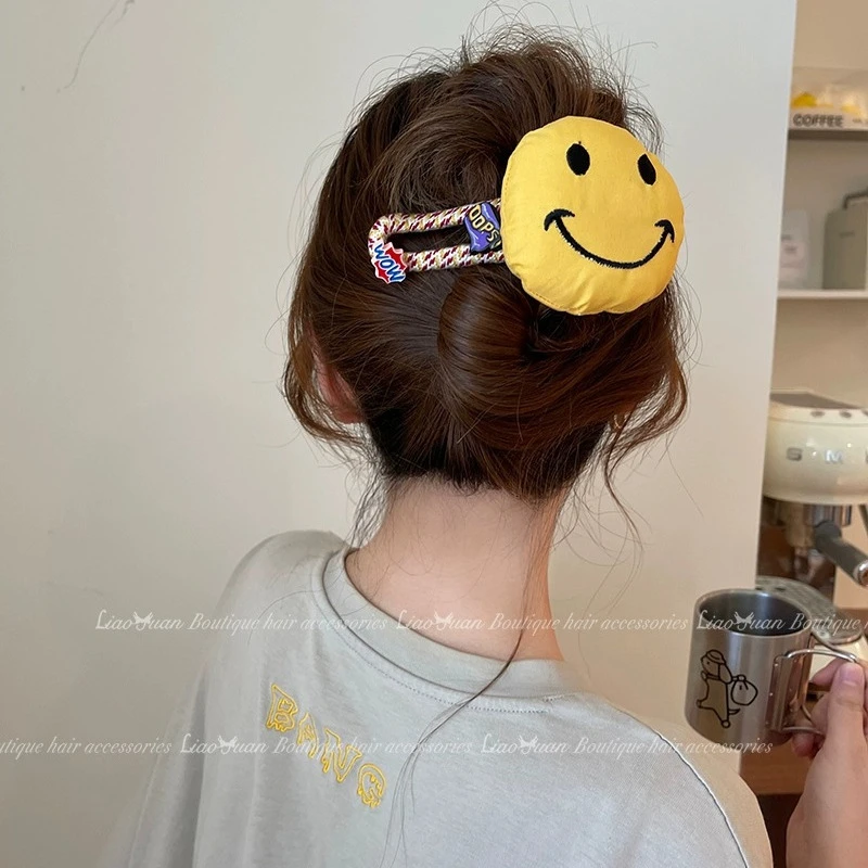 可爱咖~复古大号鸭嘴夹可爱网红发夹女2023新款后脑勺盘发抓夹
