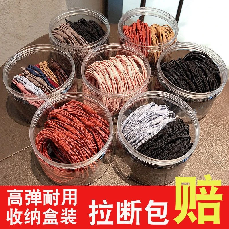 网红橡皮筋发绳成人头绳耐用小清新头饰简约森女系个性扎马尾发圈