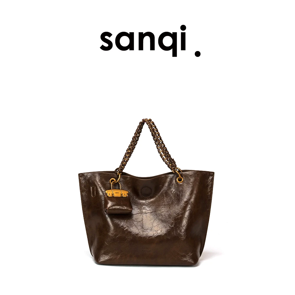 【软骨头2629】sanqimtime小叁七2629#手拎托特包百搭斜挎包