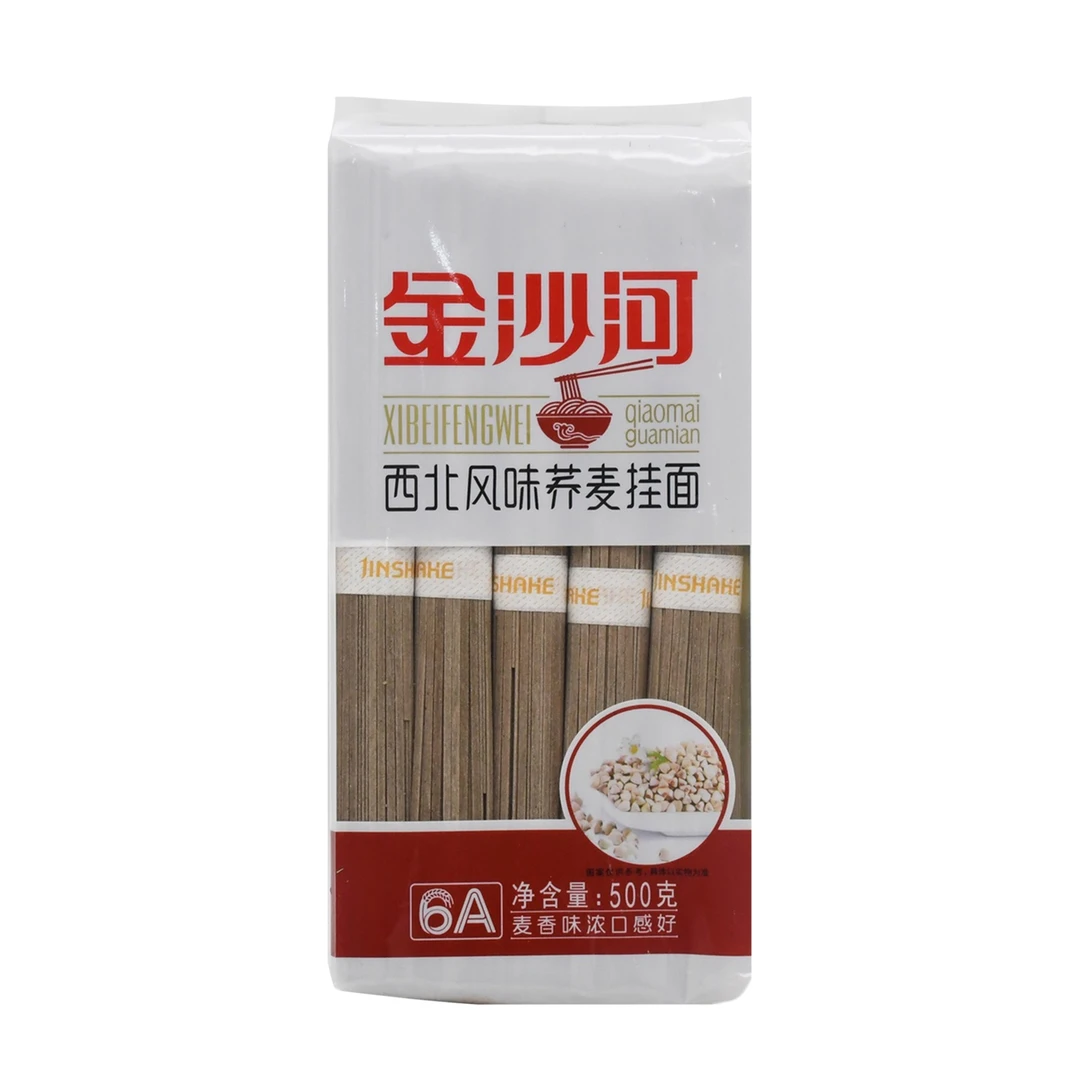金沙河西北风味荞麦挂面麦香味 500g