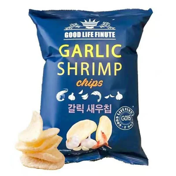 趣莱福 蒜味/蟹味 虾片蒜味 82g