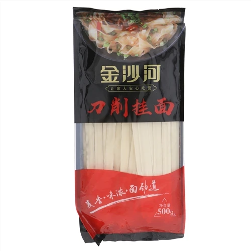 金沙河刀削挂面500g