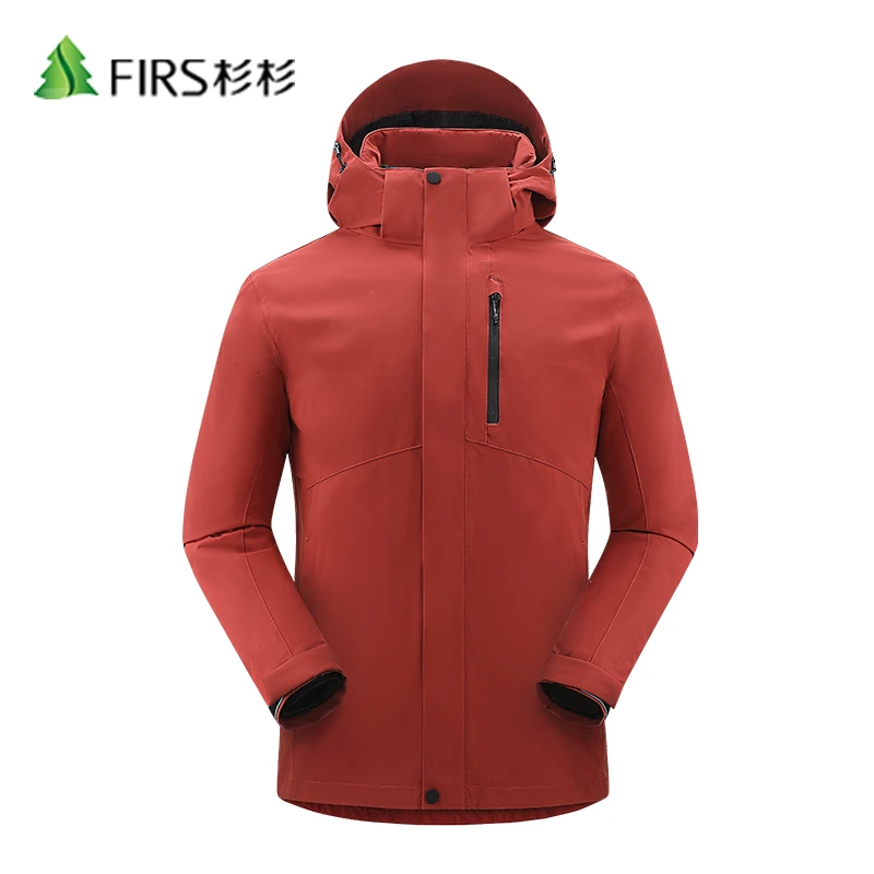 FIRS/杉杉冬季新款一衣五穿羽绒服外套户外休闲防风防水冲锋衣