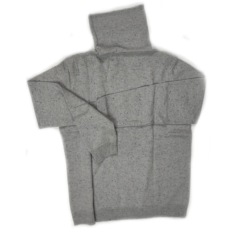 【岚】【Z】堆堆领针织时尚休闲女士秋冬纯色宽松打底衫