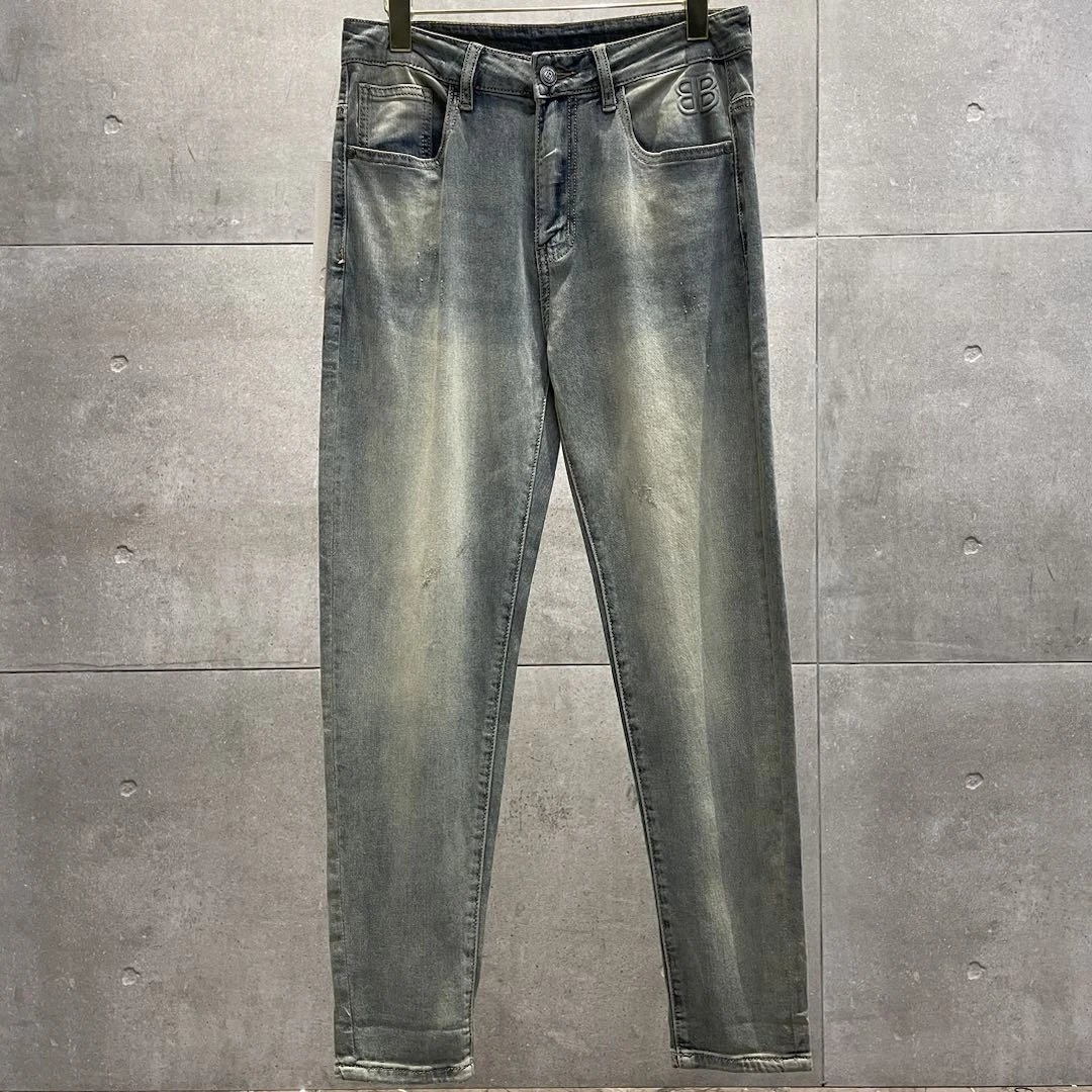 【源呈欧品】广州夏季显瘦小脚百搭牛仔裤M-70666