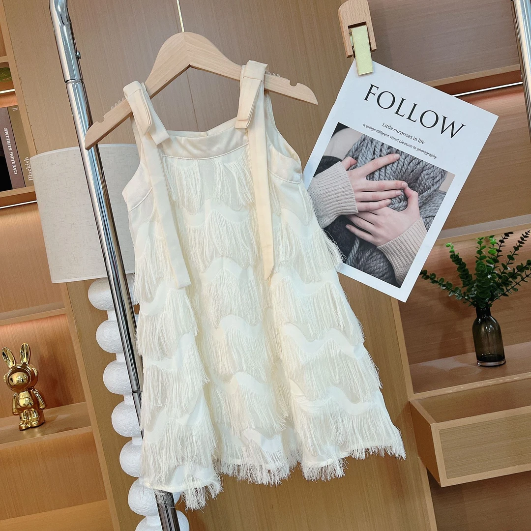 77280女童洋气夏装连衣裙女童公主裙儿童装礼服夏季吊带裙