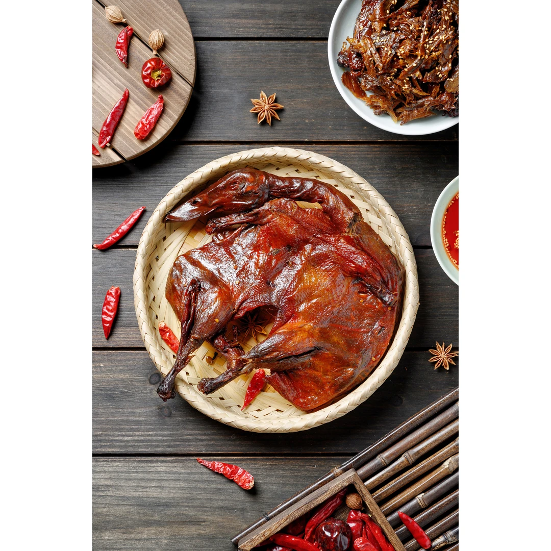 酱板鸭整只300g装正宗湖南常德特产零食健康配料酱卤酱香辣即食