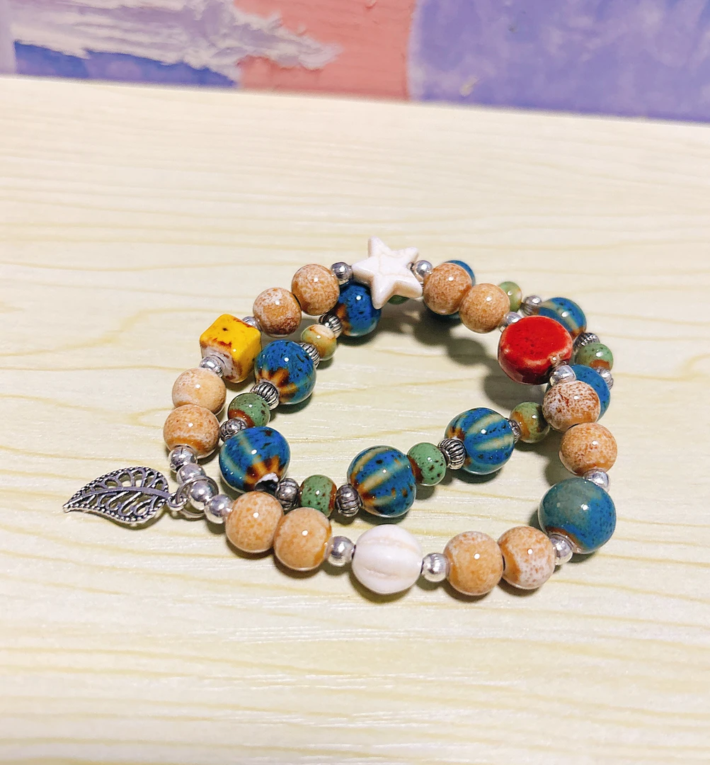 【直播专属501-600】DIY手工琉璃手串饰品时尚百搭可爱潮流少女串珠