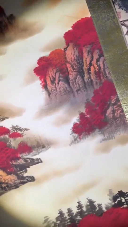 【闪购商品】书法鸿运当头竖幅+光头强画