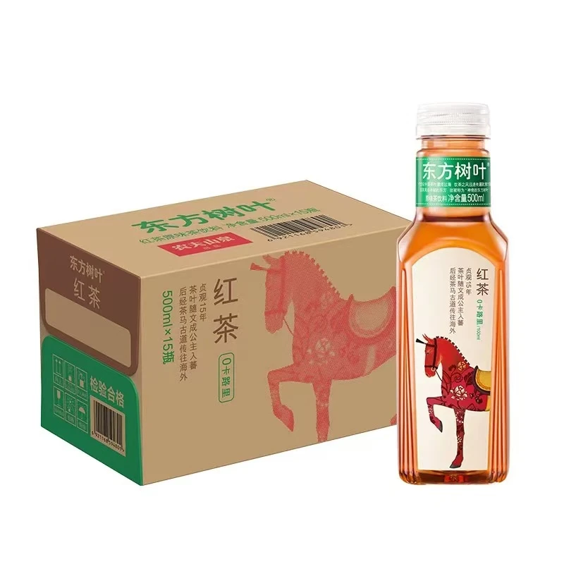 东方树叶 红茶原味茶饮500ml*5瓶
