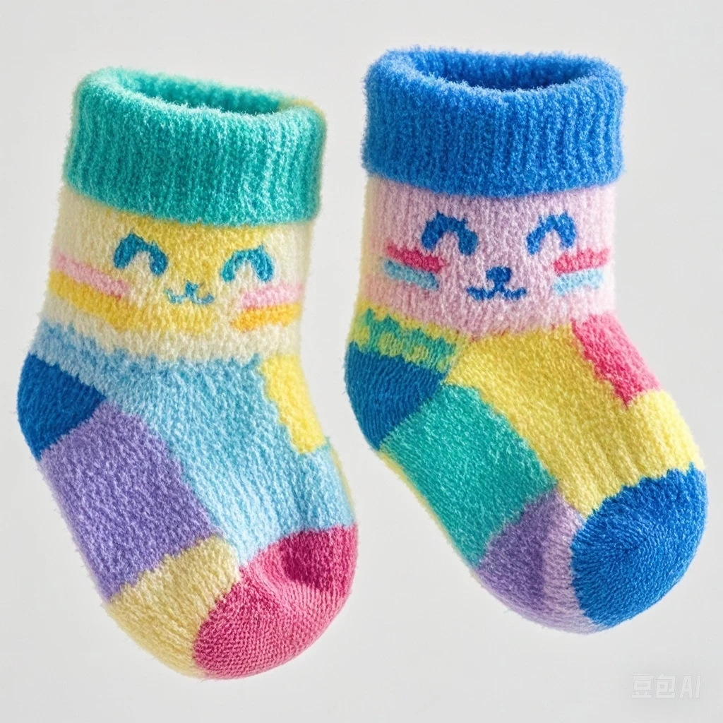 袜子保暖棉袜女童婴儿男童宝宝加绒加厚中筒