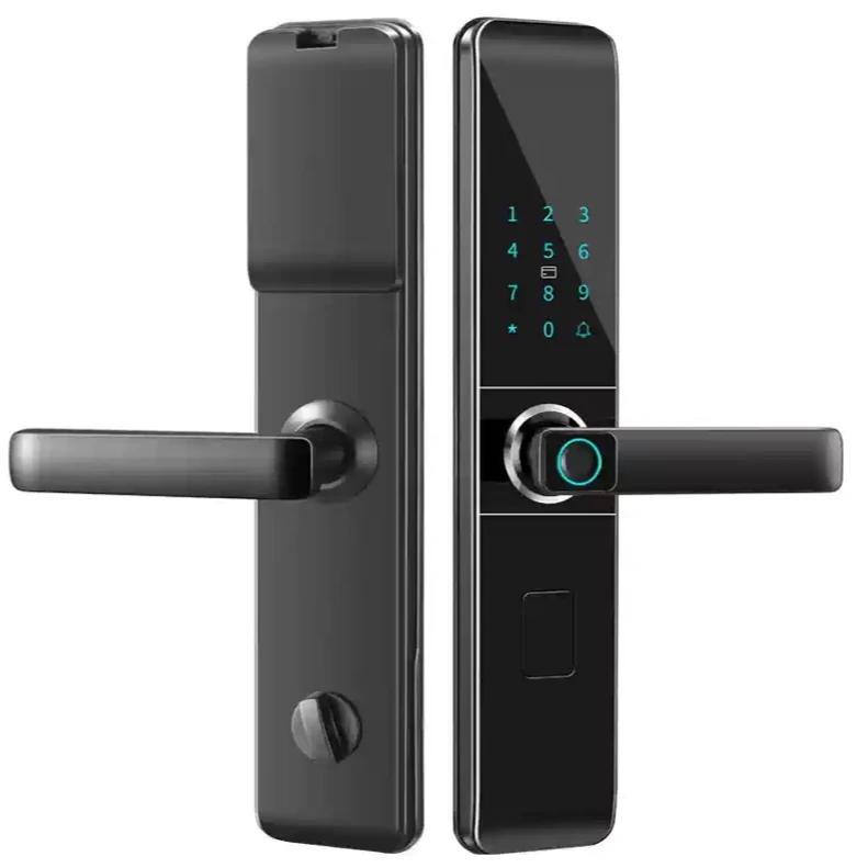 NEOGOR/耐久多功能智能锁指纹密码电子锁家用安全门锁