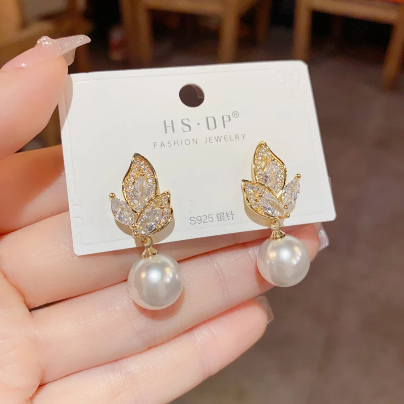 铜合金耳饰 气质轻奢时尚百搭复古小众简约优雅LY0002