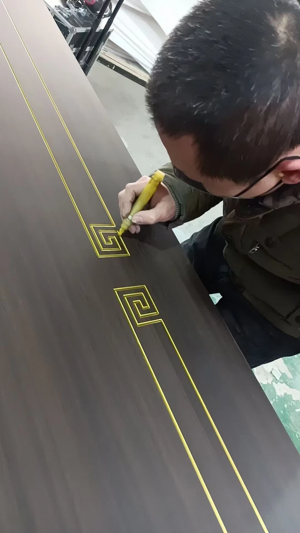 家具描金笔水线笔木门描线叉色楼梯描金欧式描花沙发描金橱柜描线