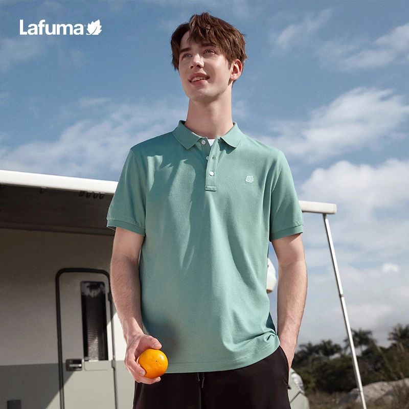 LAFUMA乐飞叶户外舒适夏季商务翻领POLO男休闲短袖T恤LMTS3BS60