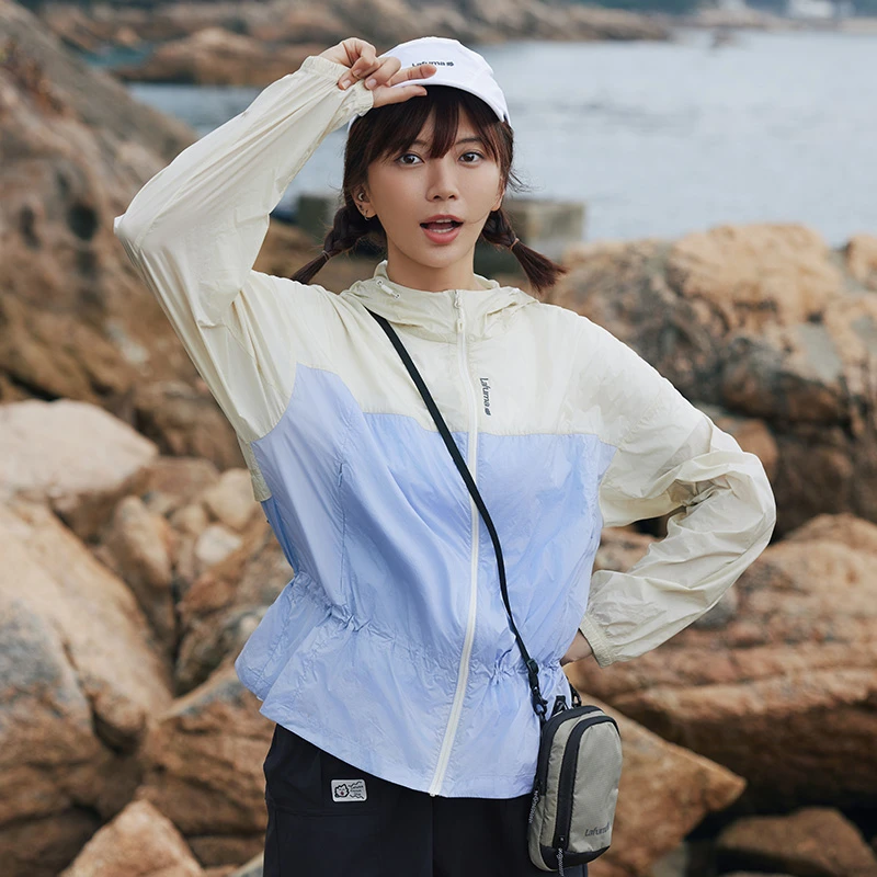 LAFUMA乐飞叶户外防泼水轻量夹克女士运动轻薄外套风衣LFJA4BP12