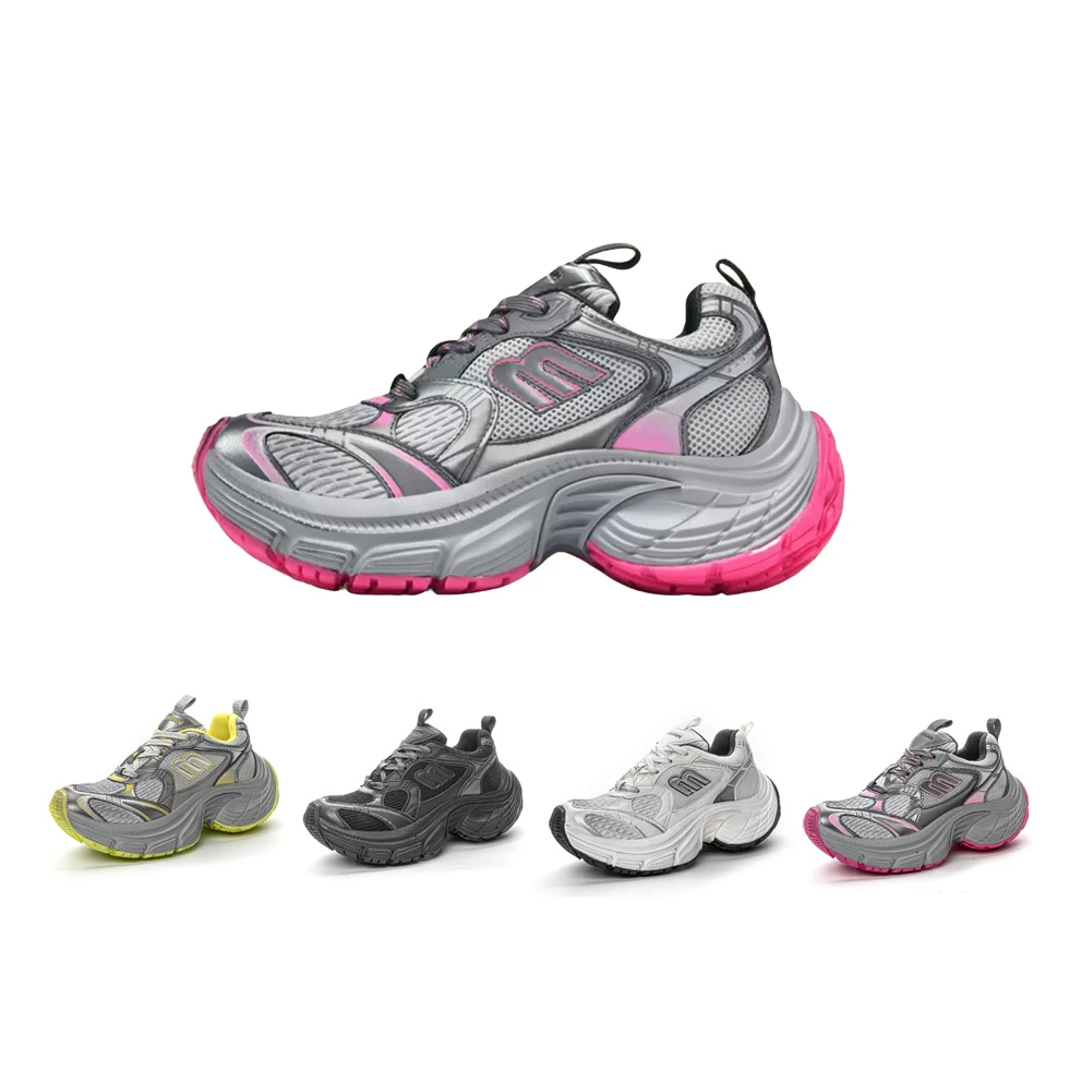 【DJ轻奢】2024复古男女厚底秀款百搭厚底增高情侣运动休闲鞋