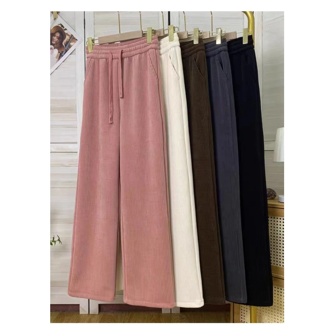 高货~高腰显瘦阔腿裤直通休闲长裤百搭拖地裤垂感秋冬宽松垂感