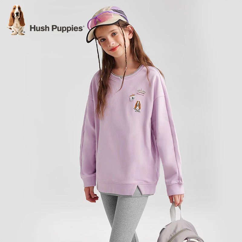 【卫衣】暇步士童装2024秋季新款休闲时尚百搭学生长袖上衣