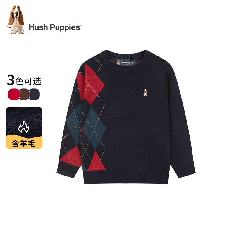 【针织线衣】暇步士童装新款长袖弹力舒适百搭打底时尚毛衣