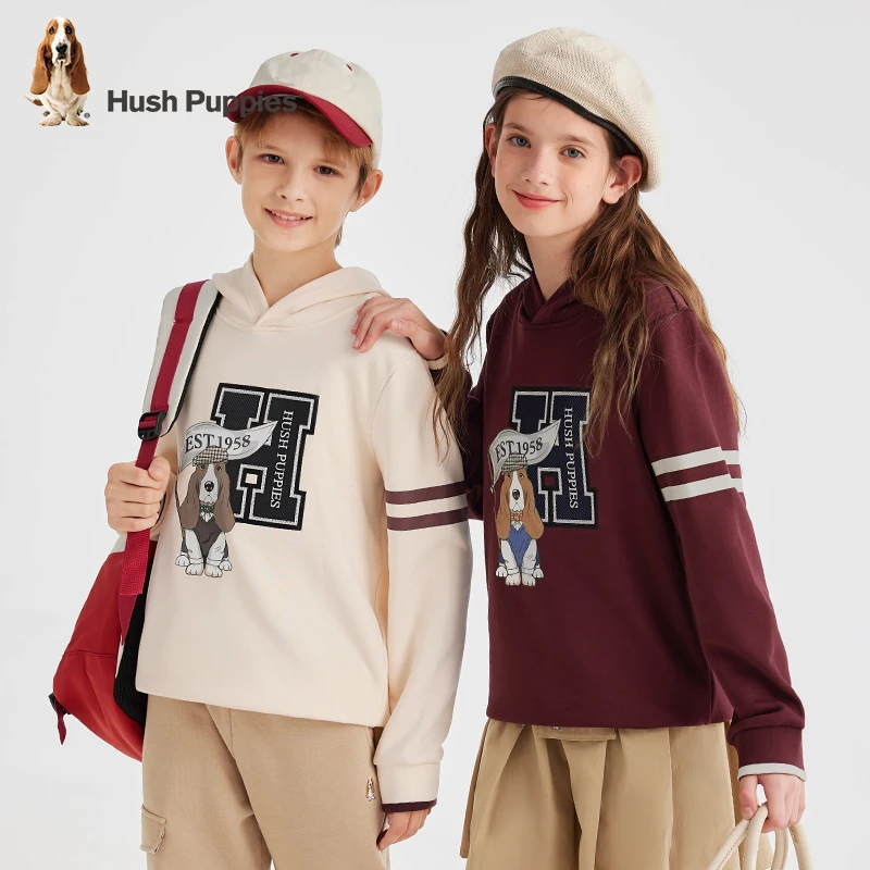 【连帽卫衣】暇步士童装秋季新款儿童青春校园感休闲卫衣长袖