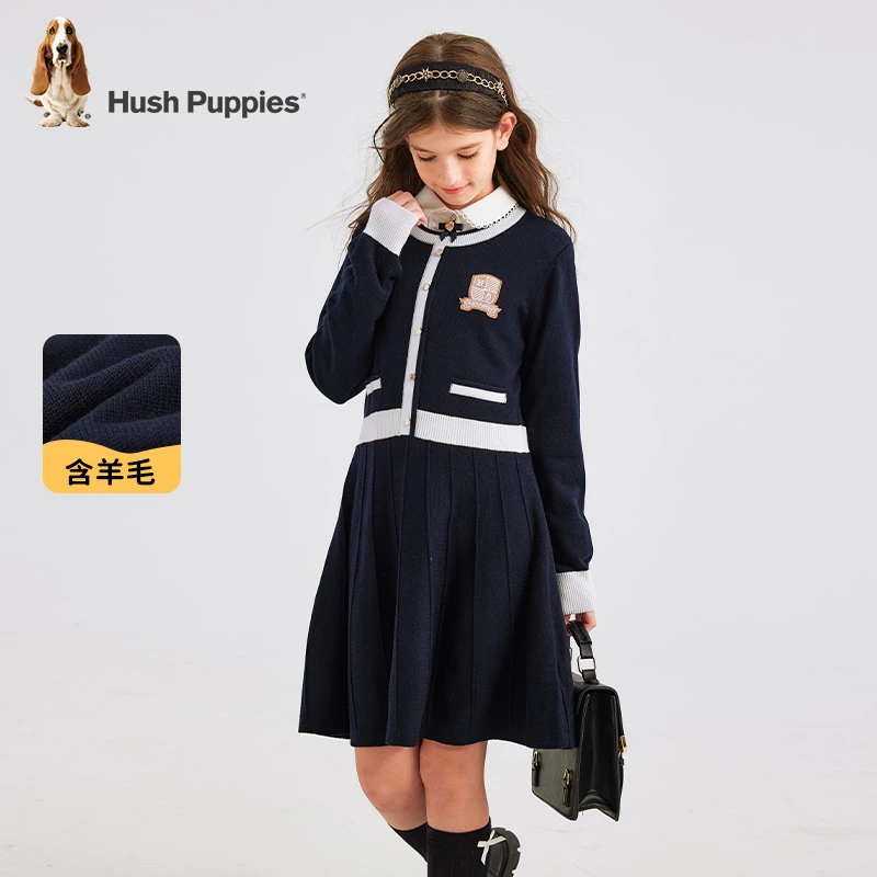 【学院风连衣裙】暇步士童装秋季新款学院风气质经典连衣裙