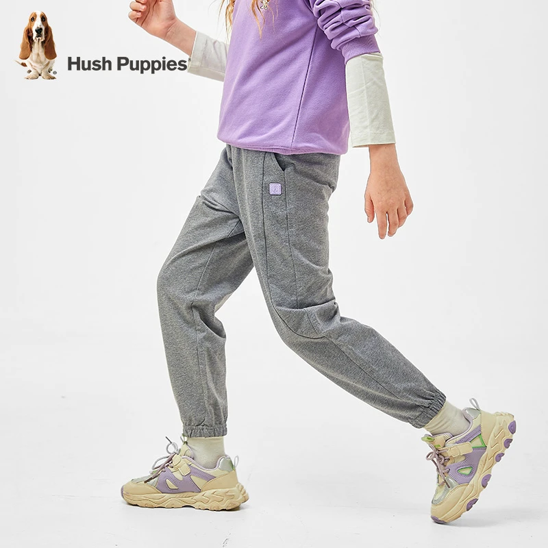 暇步士童装春新款毛圈棉舒适宽松休闲长裤