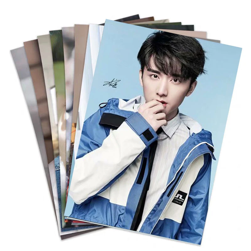 张新成海报墙贴宿舍卧室墙纸壁纸高清写真挂画明星同款周边明信片