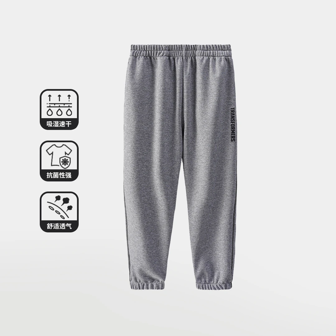 变形金刚春季新款针织舒适儿童休闲裤卫裤T1345