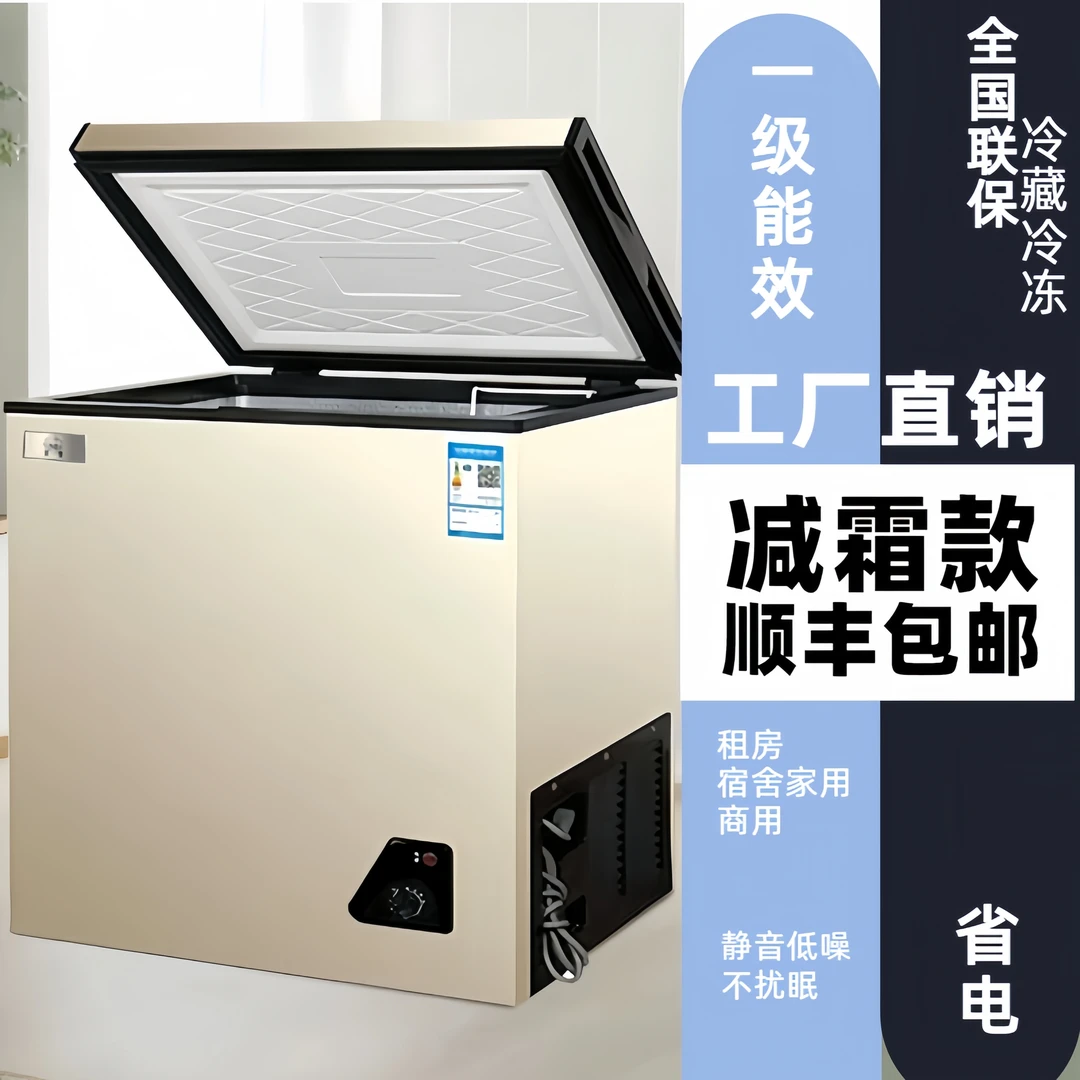 【207】瑕疵强冷小型冷柜家用一级节能冷冻保鲜两用商用大容量冰柜
