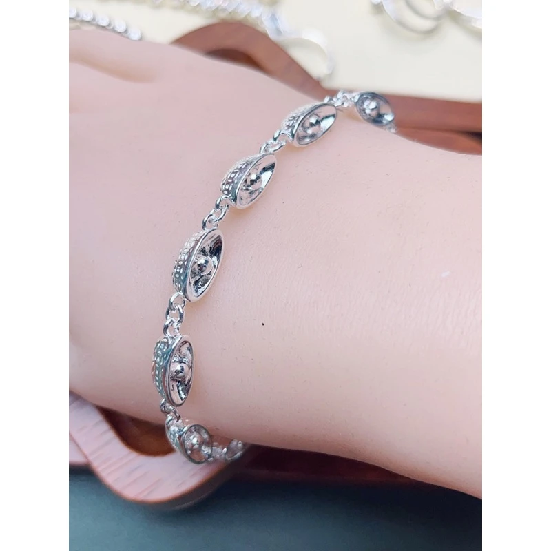 足银手链 小元宝手链百搭时尚