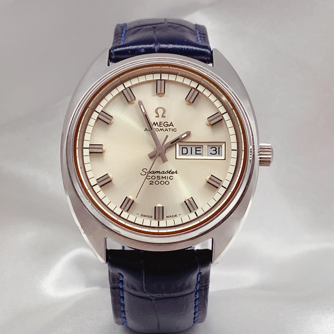 95新 Omega/欧米茄 欧米茄/海马系列自动机械男表表径38mm