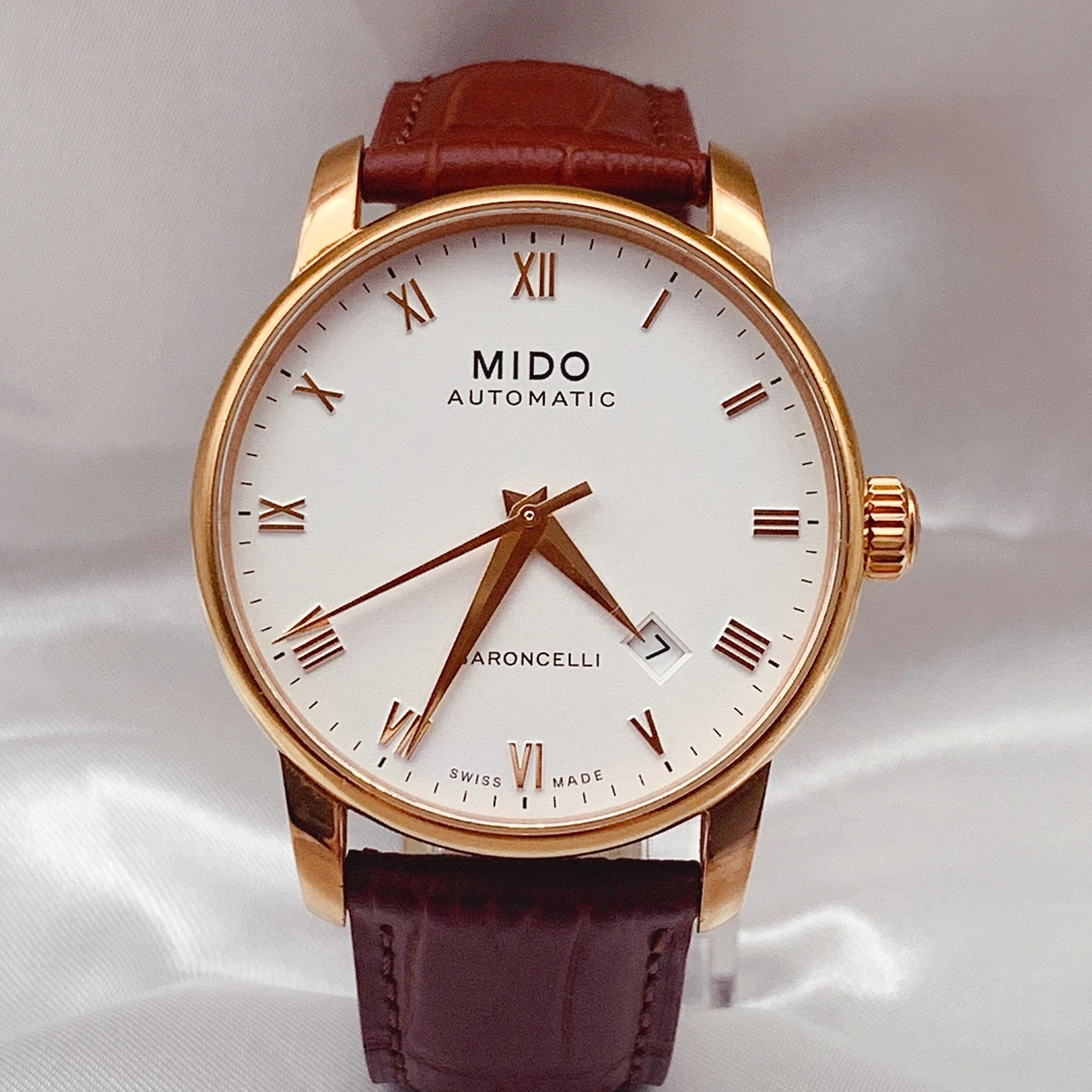95新 Mido/美度 正品美度贝伦赛丽系列气质自动机械男表38mm时尚