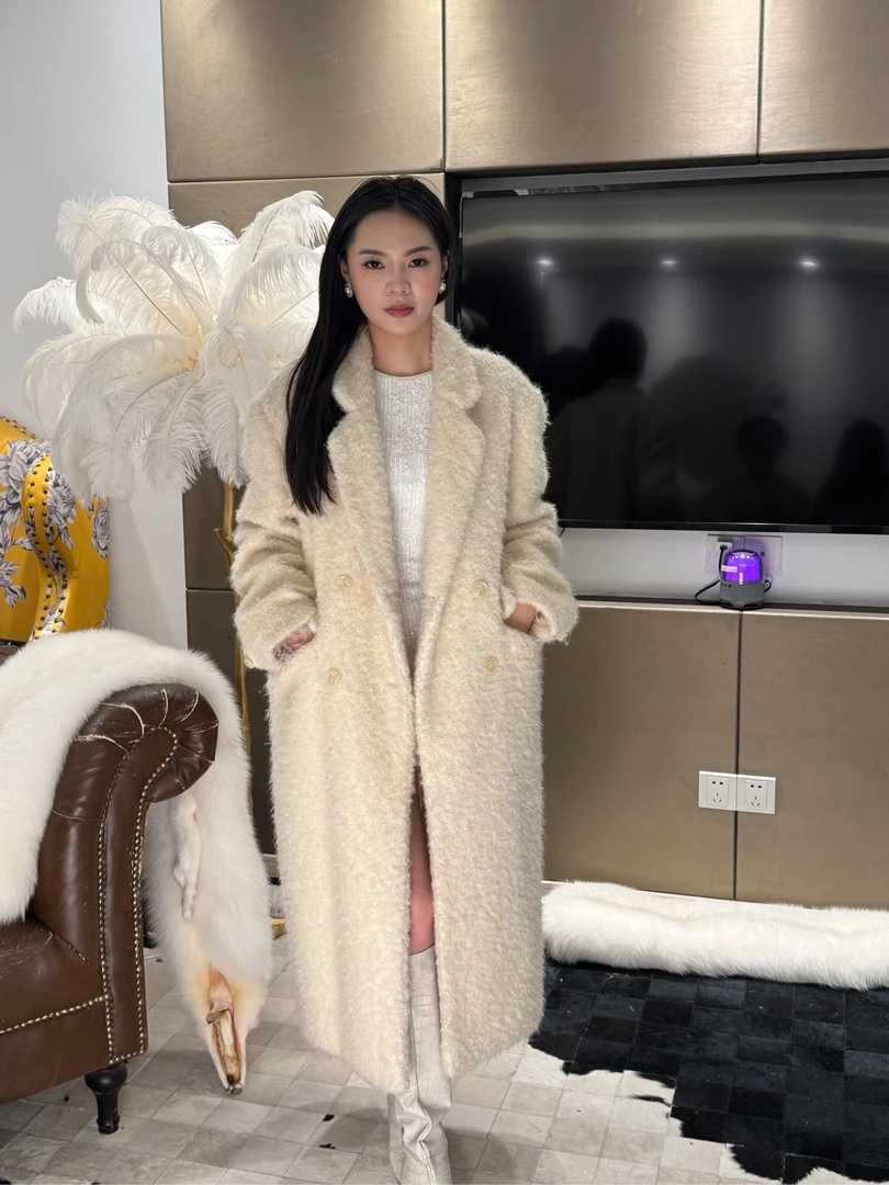 2024AW//高定孤品羊毛长款大衣