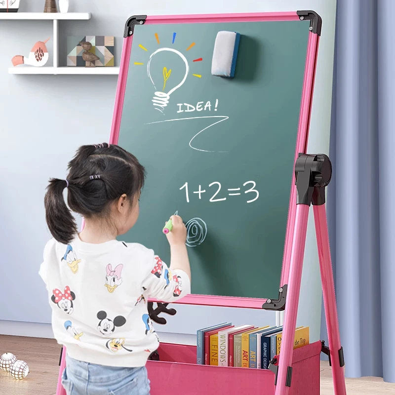画板黑板儿童家用支架式写字板挂墙可擦画画涂鸦幼儿宝宝实用学生