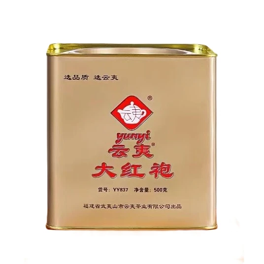 武夷山 云夷大红袍YY837 武夷岩茶乌龙茶浓香型果香 罐装 500g/罐