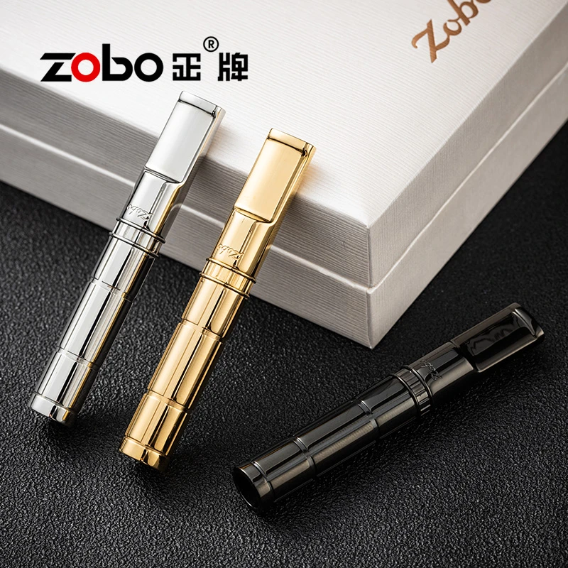 Zobo/正牌不锈钢烟嘴过滤男女士循环型粗中细三用可清洗过滤烟嘴