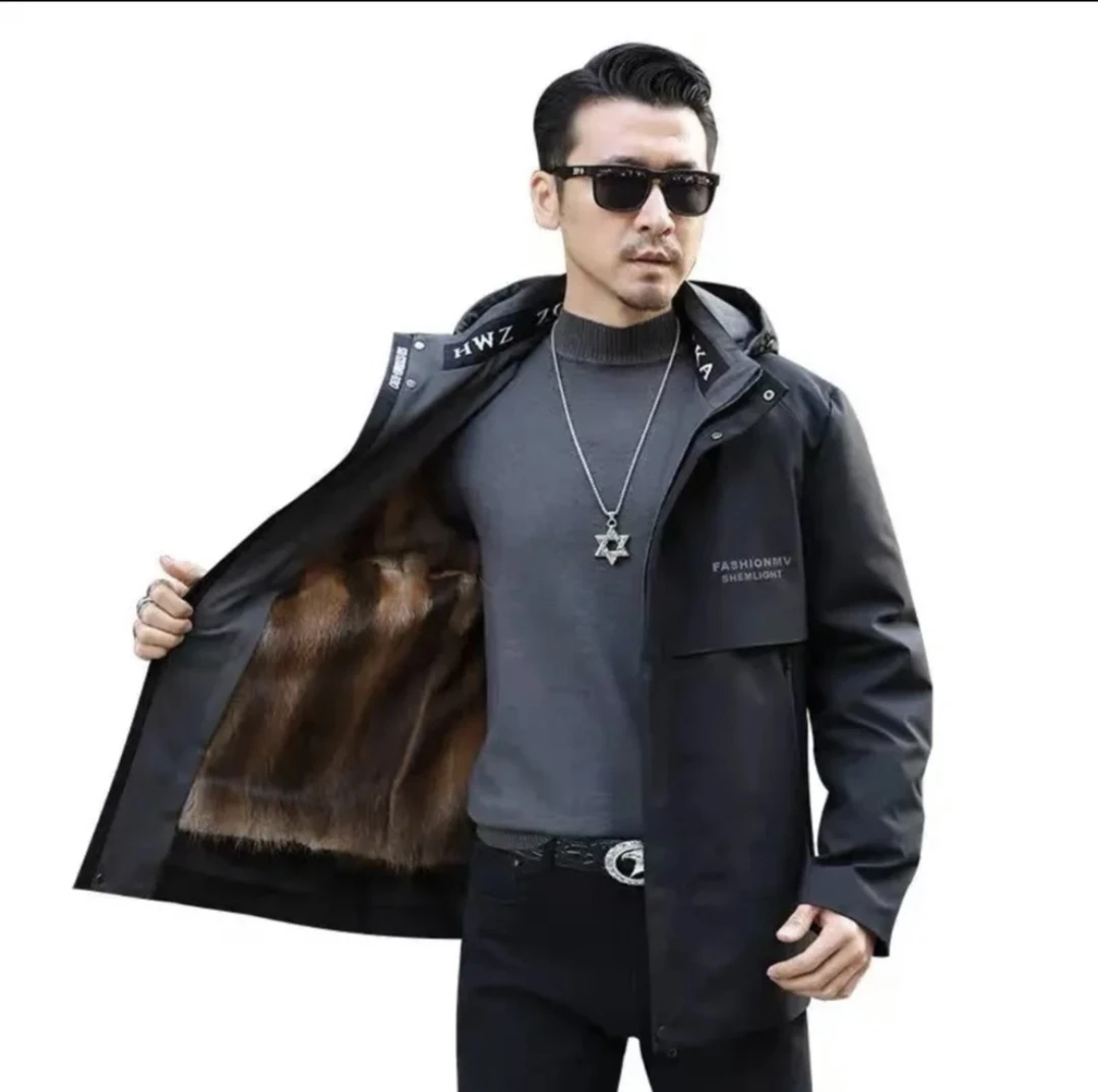 男士休闲商务青根叼派克服，活里活面可拆卸