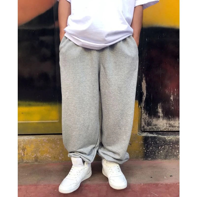 HipHop街头OldSchool休闲裤加肥加大束口加厚运动裤西海岸卫裤男