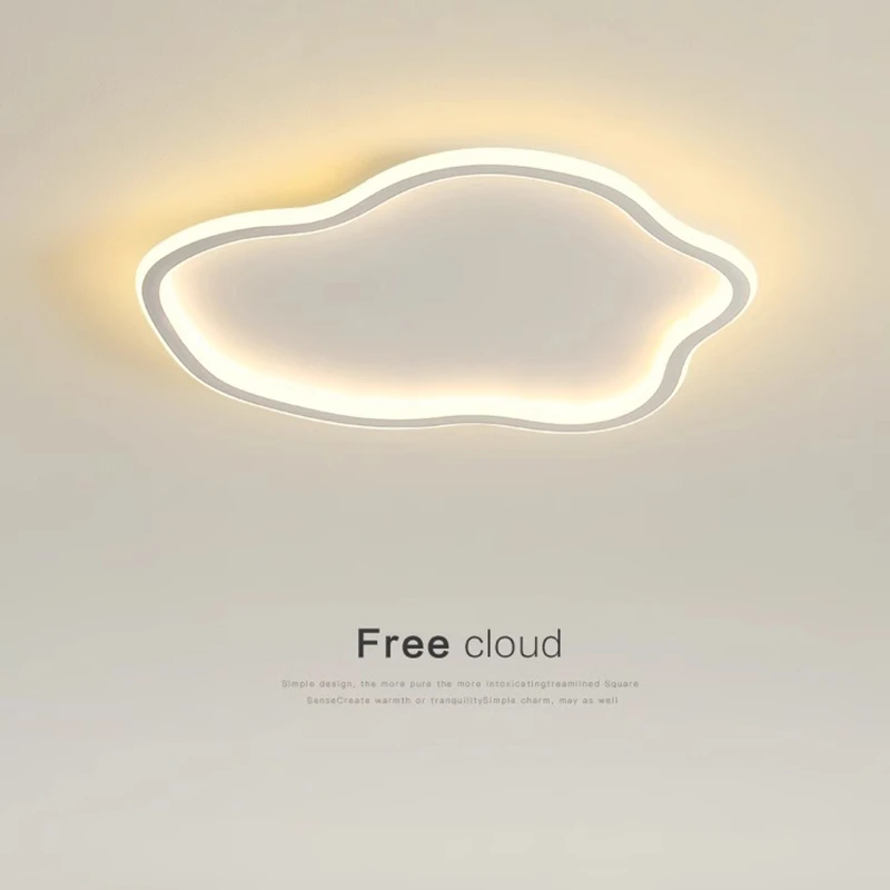 卧室灯云朵led吸顶灯现代简约温馨浪漫创意男女孩房间灯儿童房灯