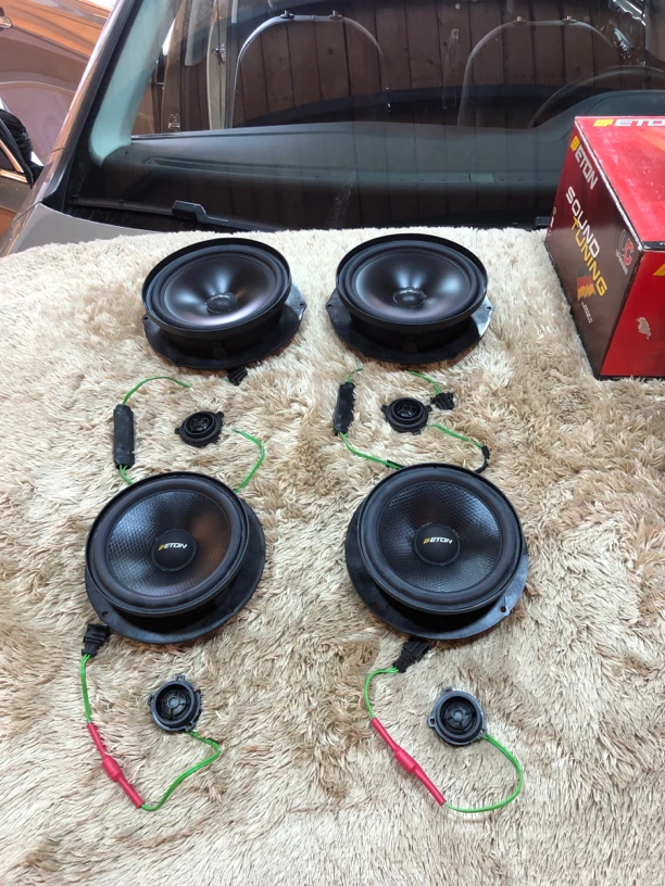 伊顿汽车音响2分频套装喇叭