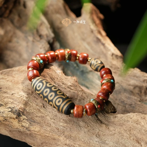 手工设计千y玛瑙多宝手串5850A