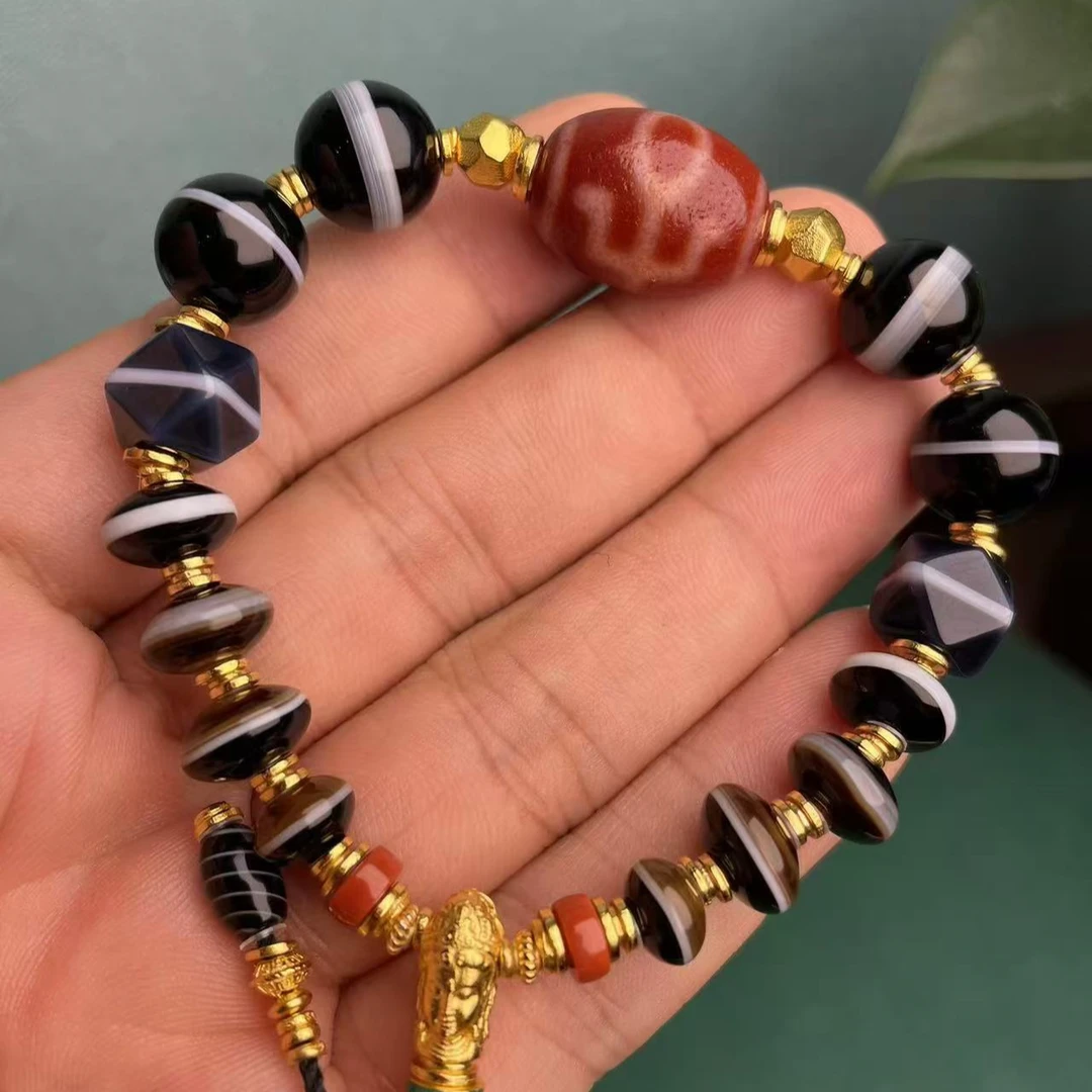 壹加小青|红肉贵人多宝手串多样性发其一6581G