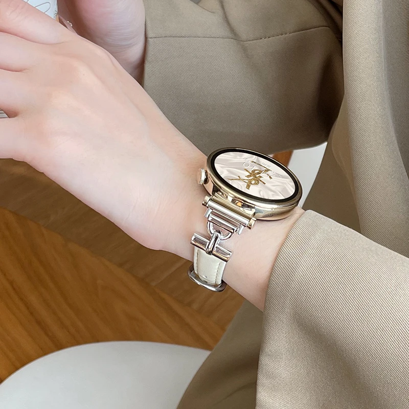 适用华为gt4表带新款41mm智能手表watchgt3女士手表带华为watch4/